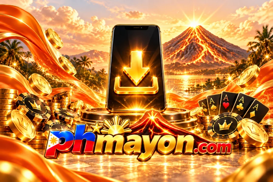 Black and gold phmayon illustration for mobile download information