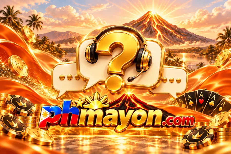 Black and gold phmayon illustration for frequently asked questions