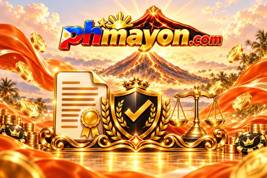 Black and gold phmayon illustration for website terms
